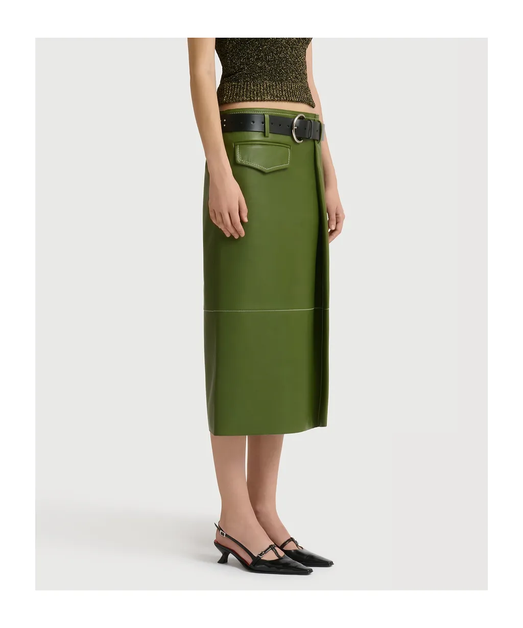 Marni Asymmetric Pocket Midi Skirt