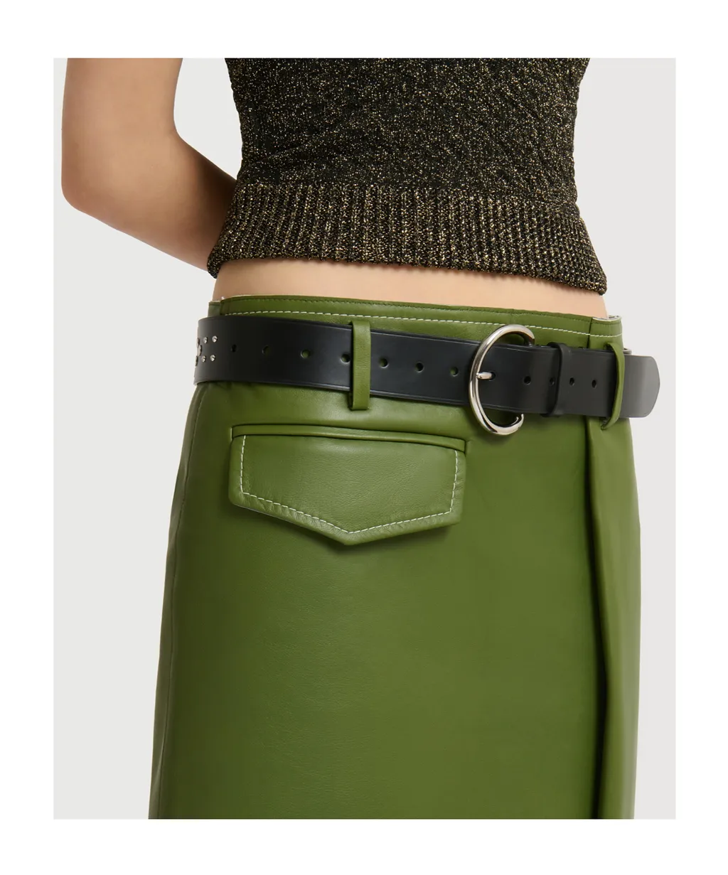Marni Asymmetric Pocket Midi Skirt