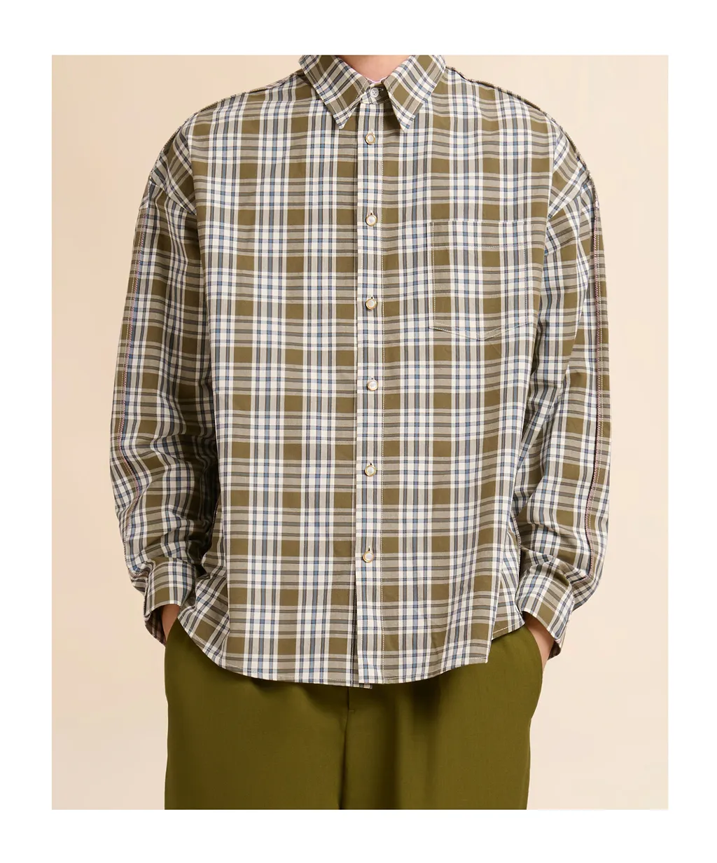 Marni Checked-Pattern Buttoned Shirt