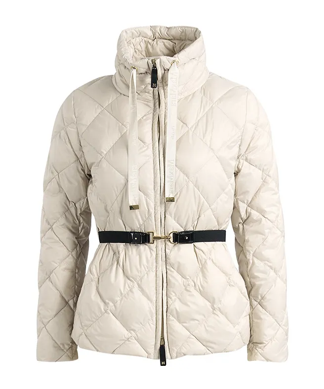 Max Mara The Cube Mtcsoftb High Neck Belted Jacket