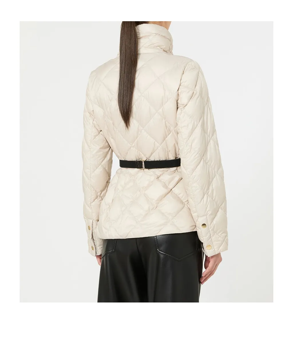 Max Mara The Cube Mtcsoftb High Neck Belted Jacket