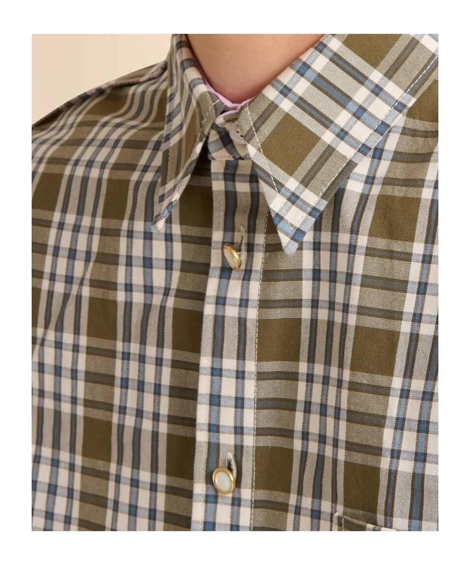 Marni Checked-Pattern Buttoned Shirt