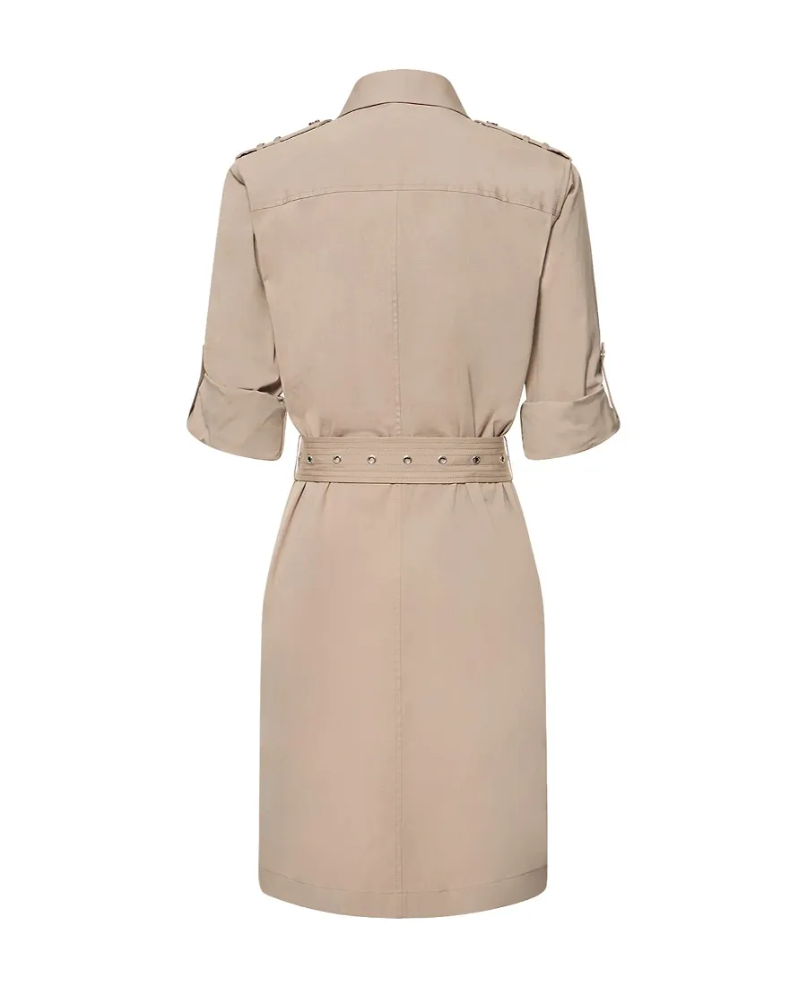 Belted Tooling Mini Dress