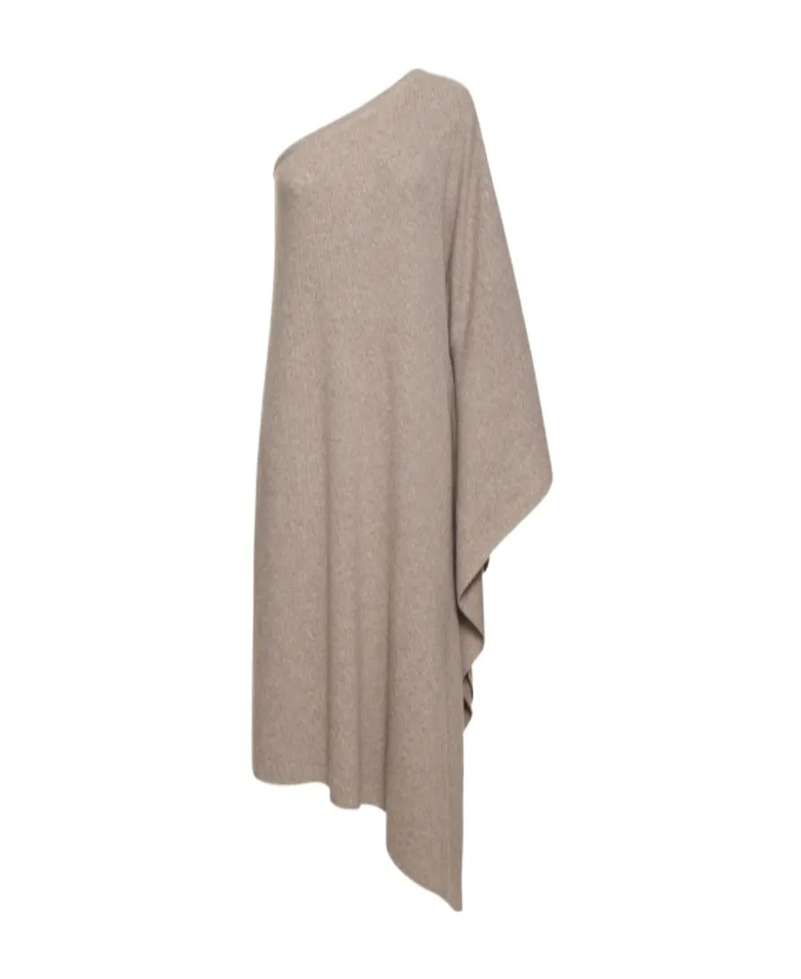 Asymmetrical Knitted Blouse Dress