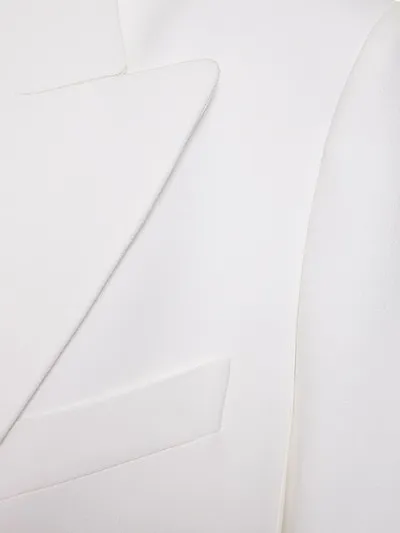 Crepe Sable Boyman-Fit Suit Coat