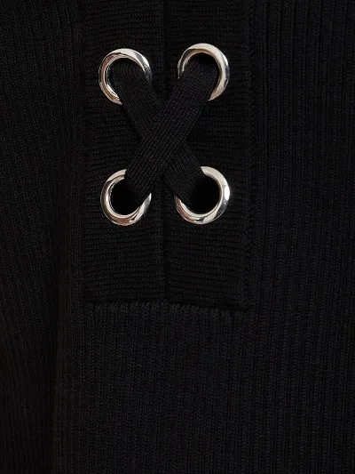 Front Lace Sweater
