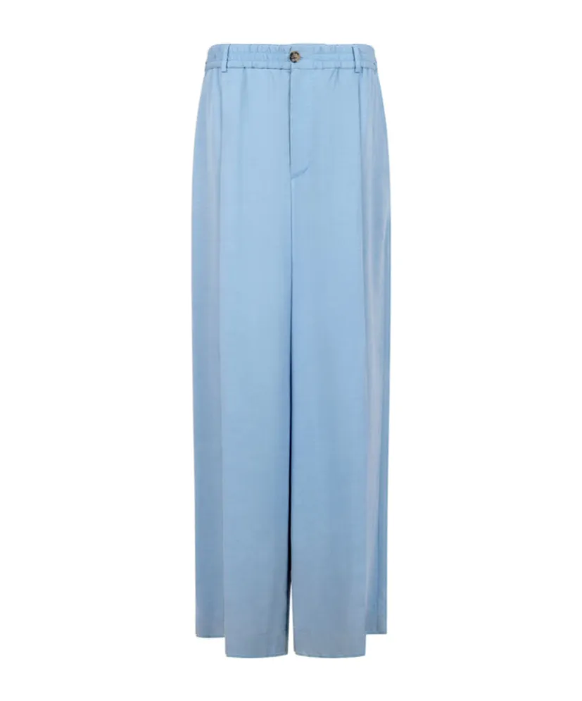 Marni Wide-Leg Pleated Trousers