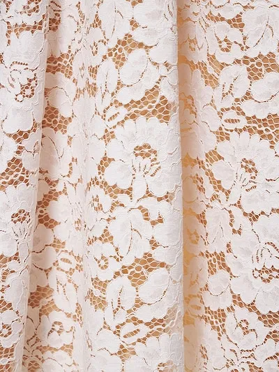 Flower Lace Mid-Length Dress