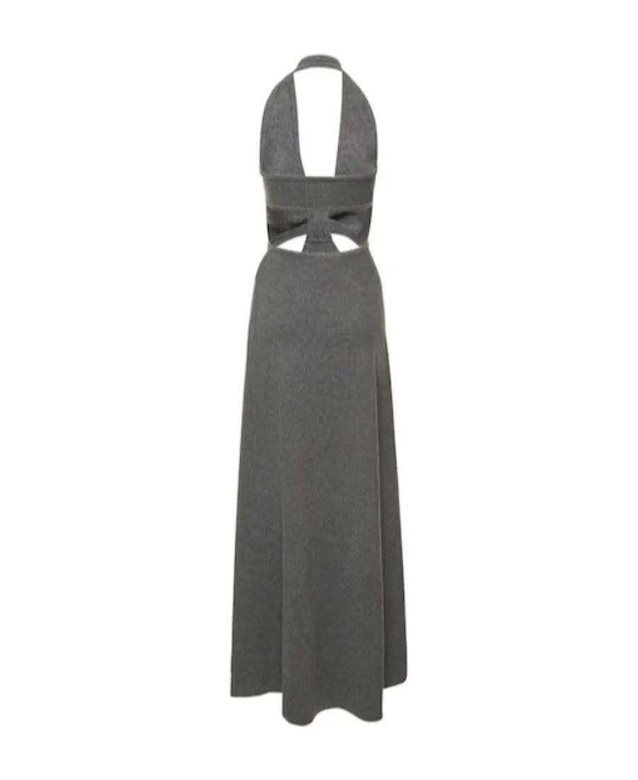 Knitted Long Hollow Dress