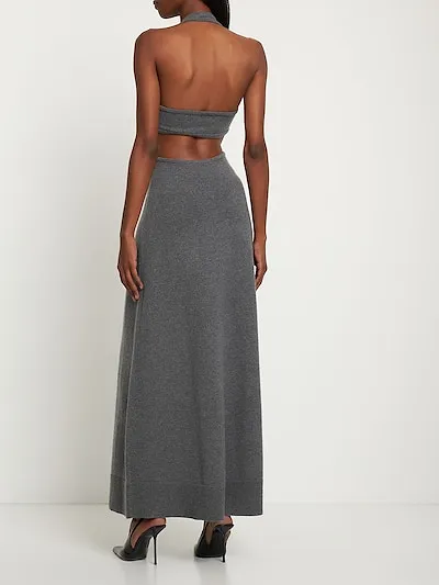 Knitted Long Hollow Dress