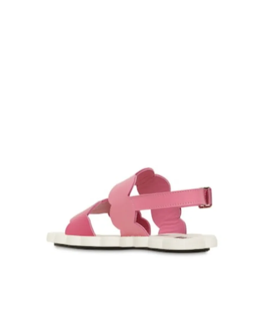Logo Printed Buckles Sandals