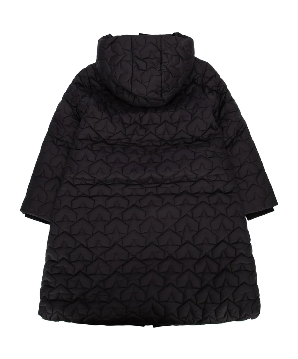 Logo-Print Padded Coat