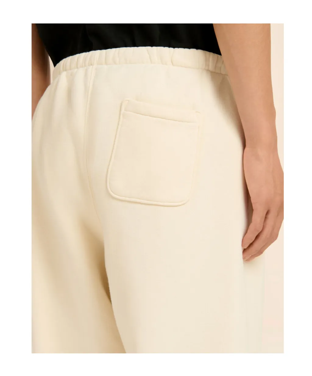 Marni + Madhappy Cream Cotton Sweatpants With Arch Logo Print