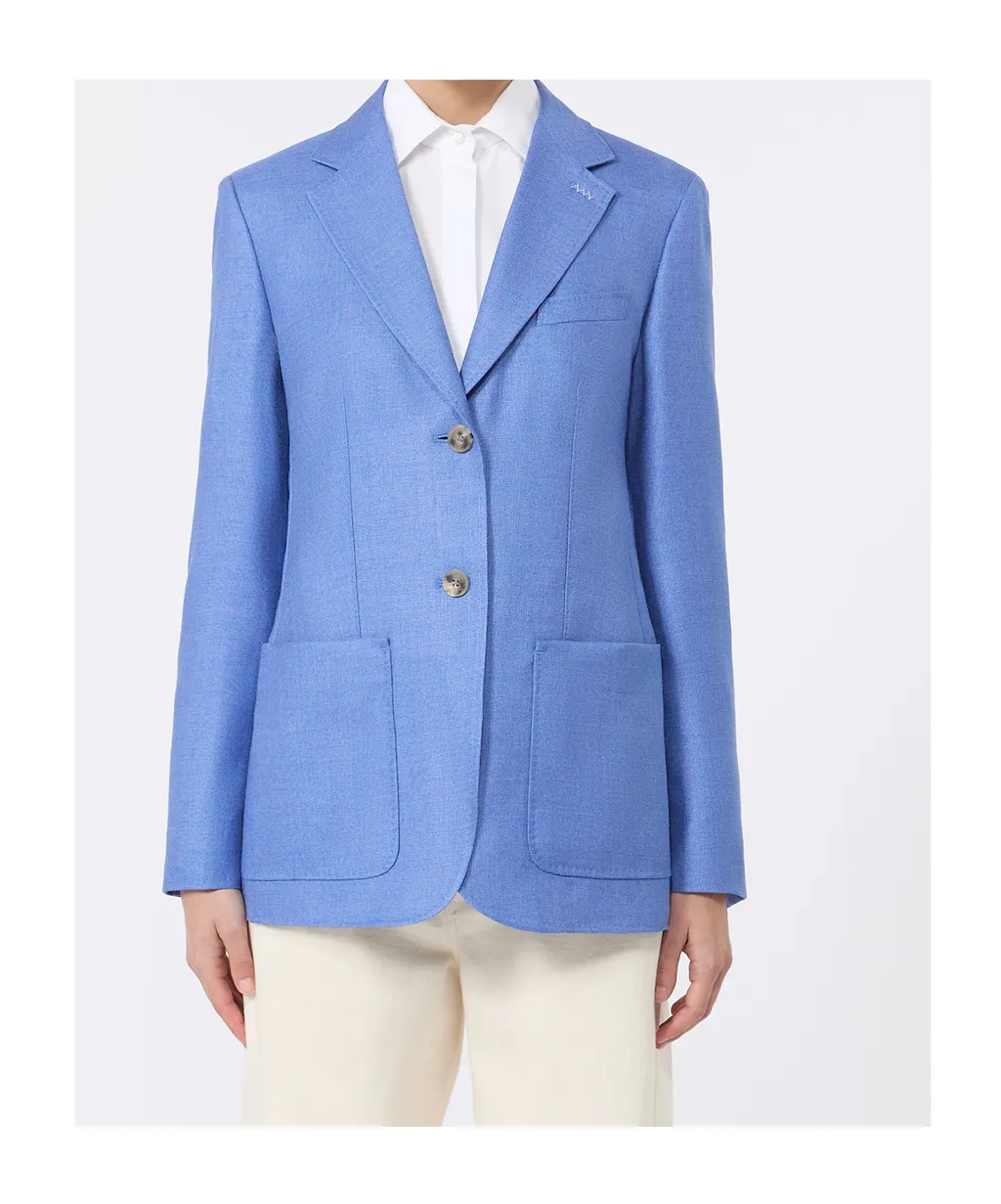 Max Mara Pesche Single-Breasted Blazer