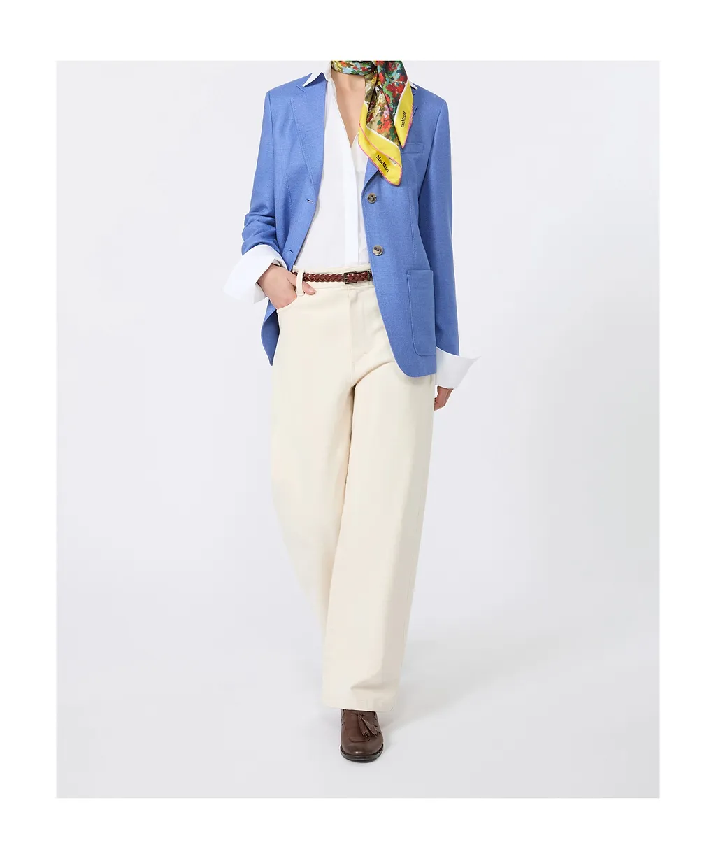 Max Mara Pesche Single-Breasted Blazer