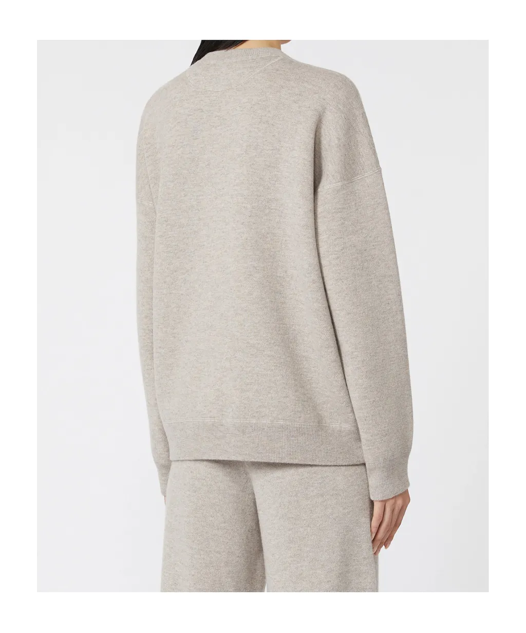 's Max Mara Smmflipper Logo Intarsia Crewneck Jumper