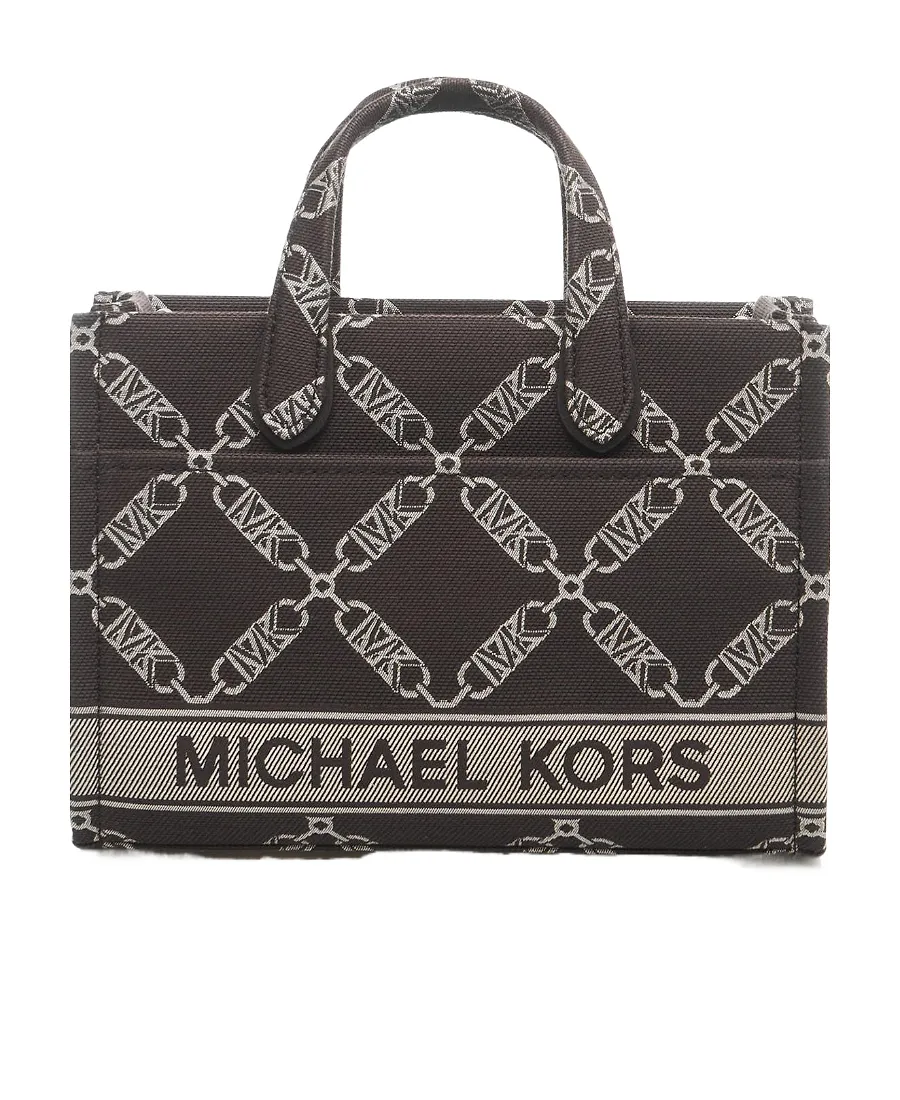 Michael Michael Kors Gigi Empire Logo Jacquard Top Handle Bag