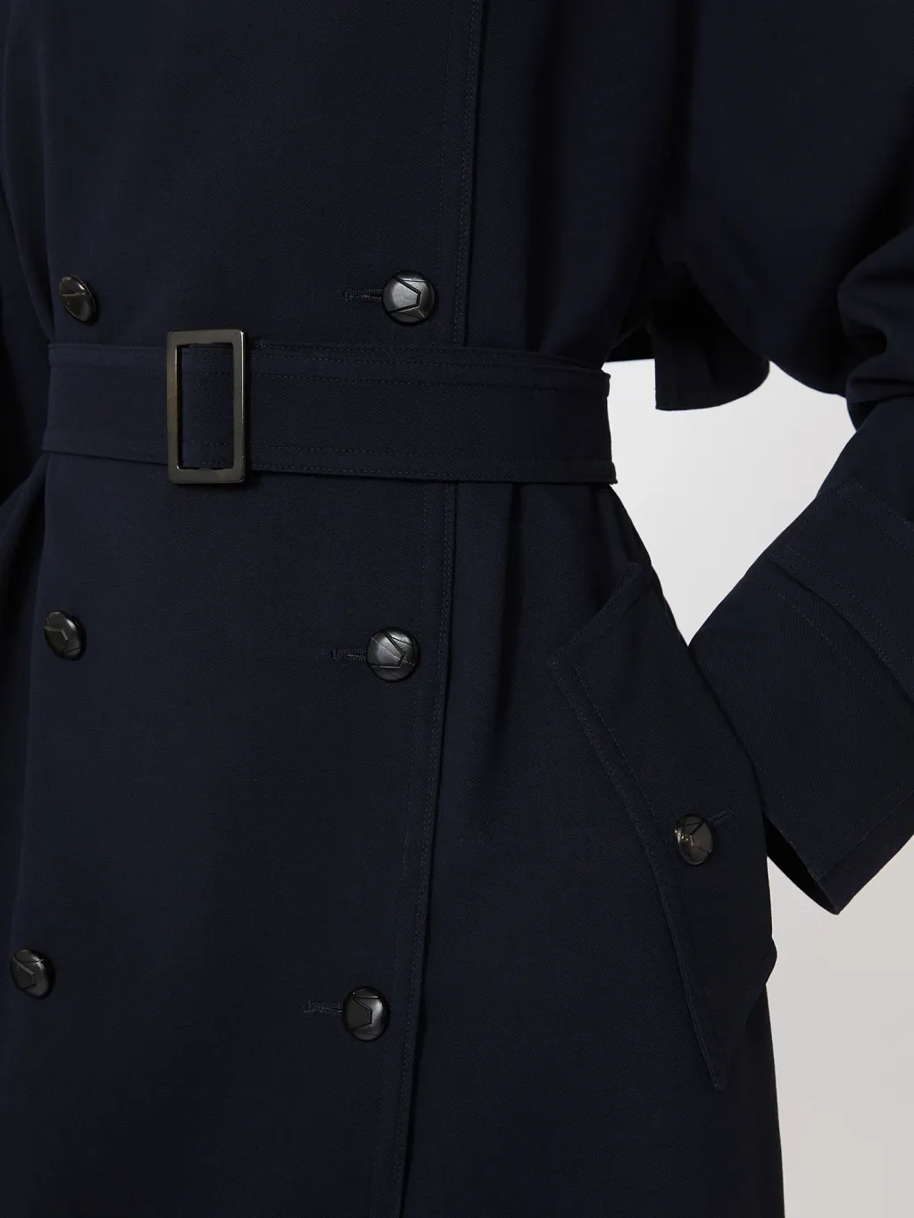Max Mara Certo Double-Breasted Belted Coat