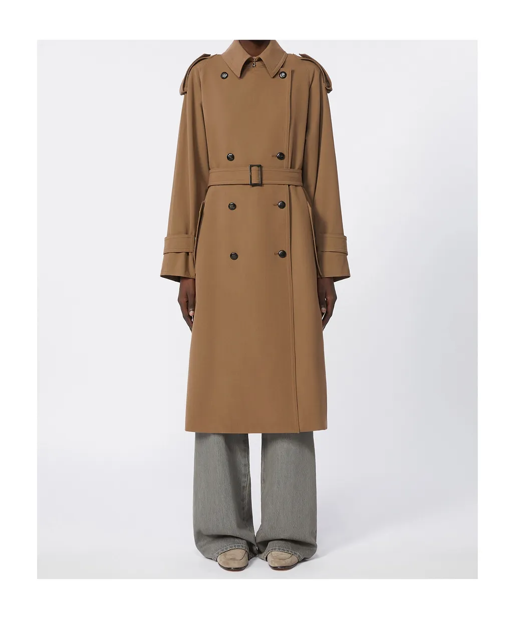Max Mara Certo Double-Breasted Belted Coat
