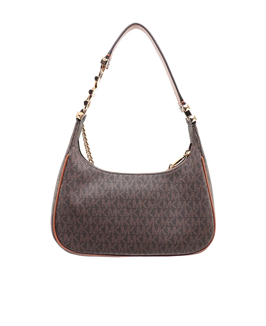 Michael Michael Kors Logo Lettering Monogram Patterned Shoulder Bag