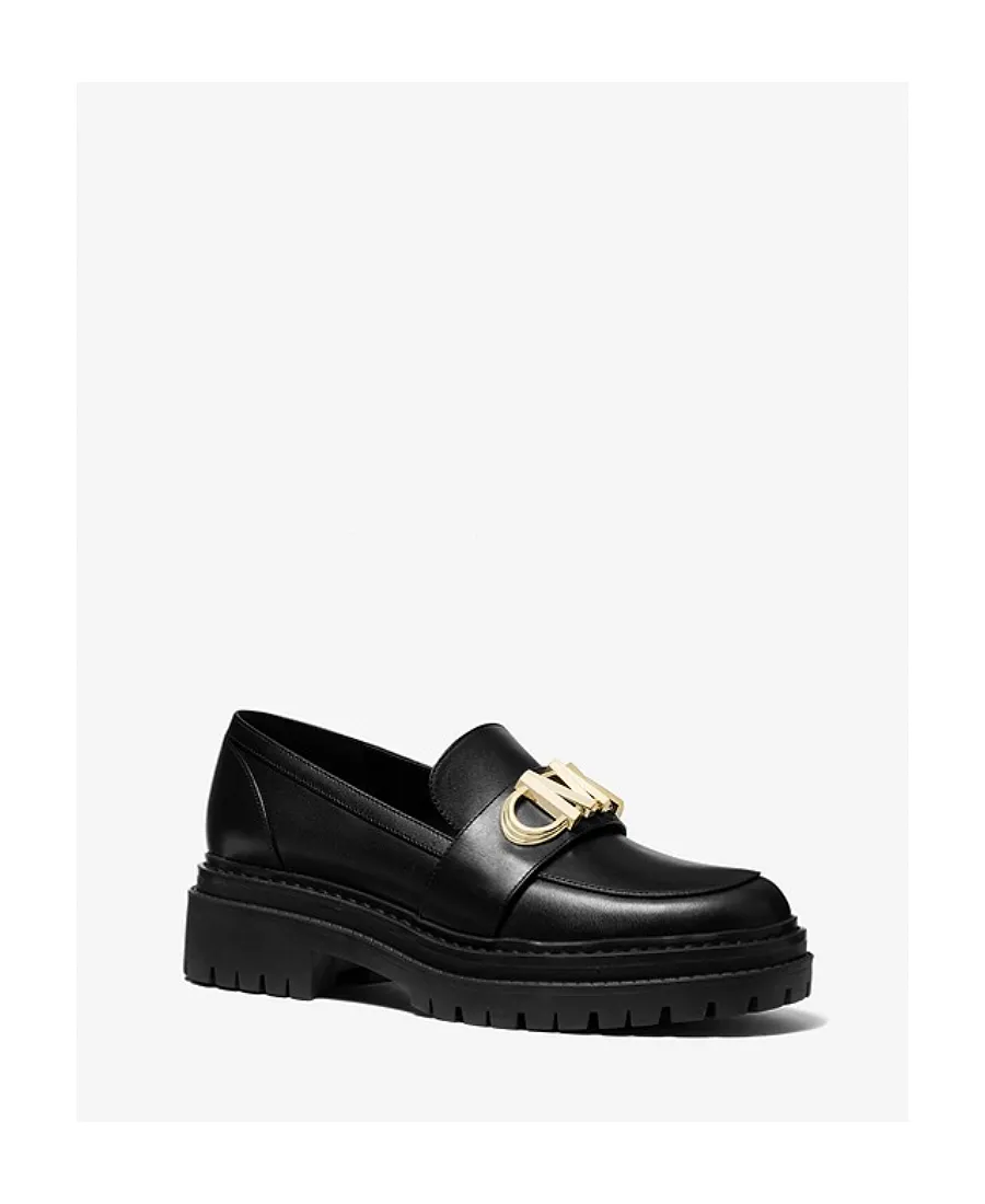 Michael Michael Kors Logo Plaque Slip-On Loafers