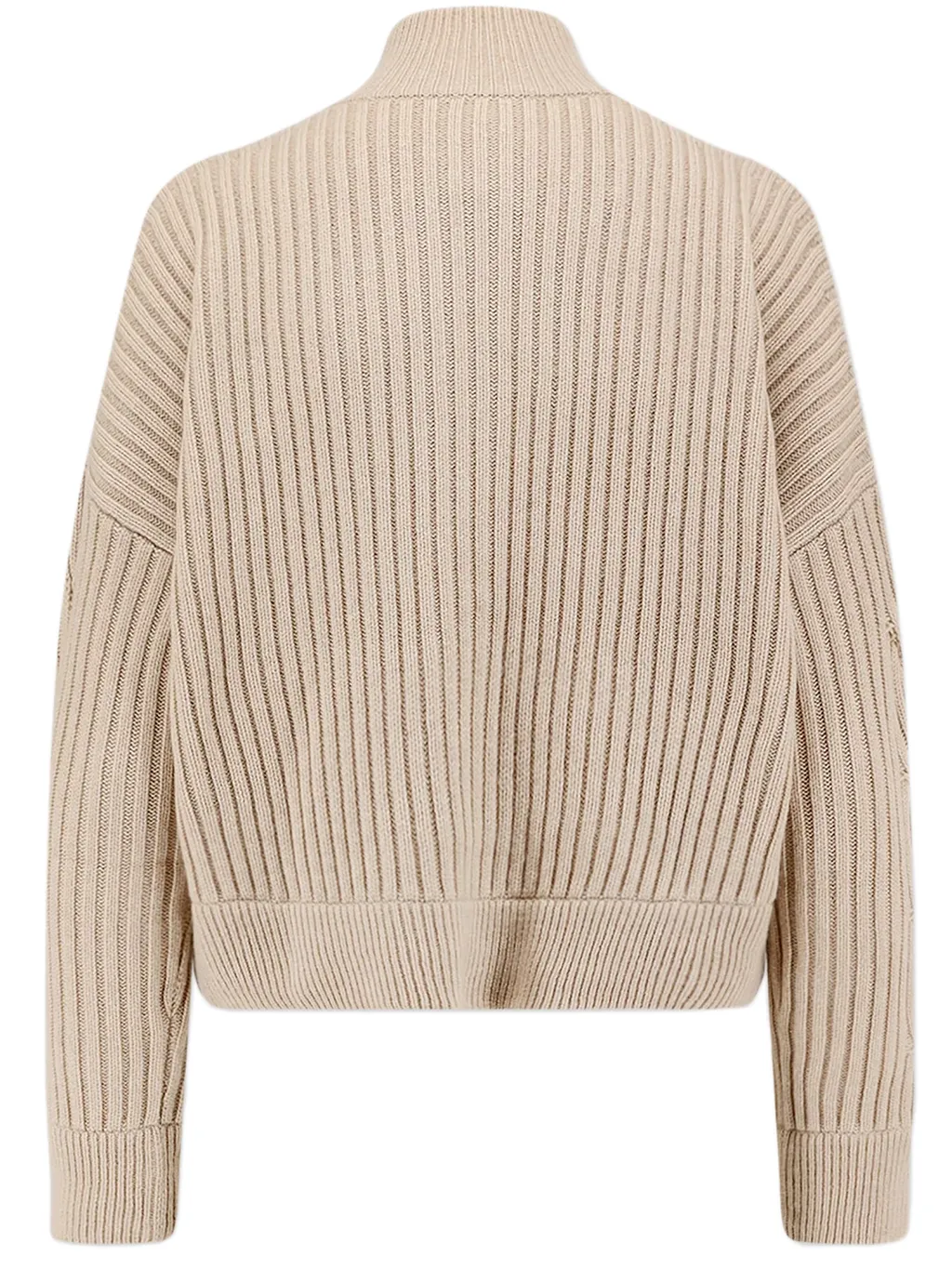 Max Mara Afelio High Neck Button-Up Cardigan