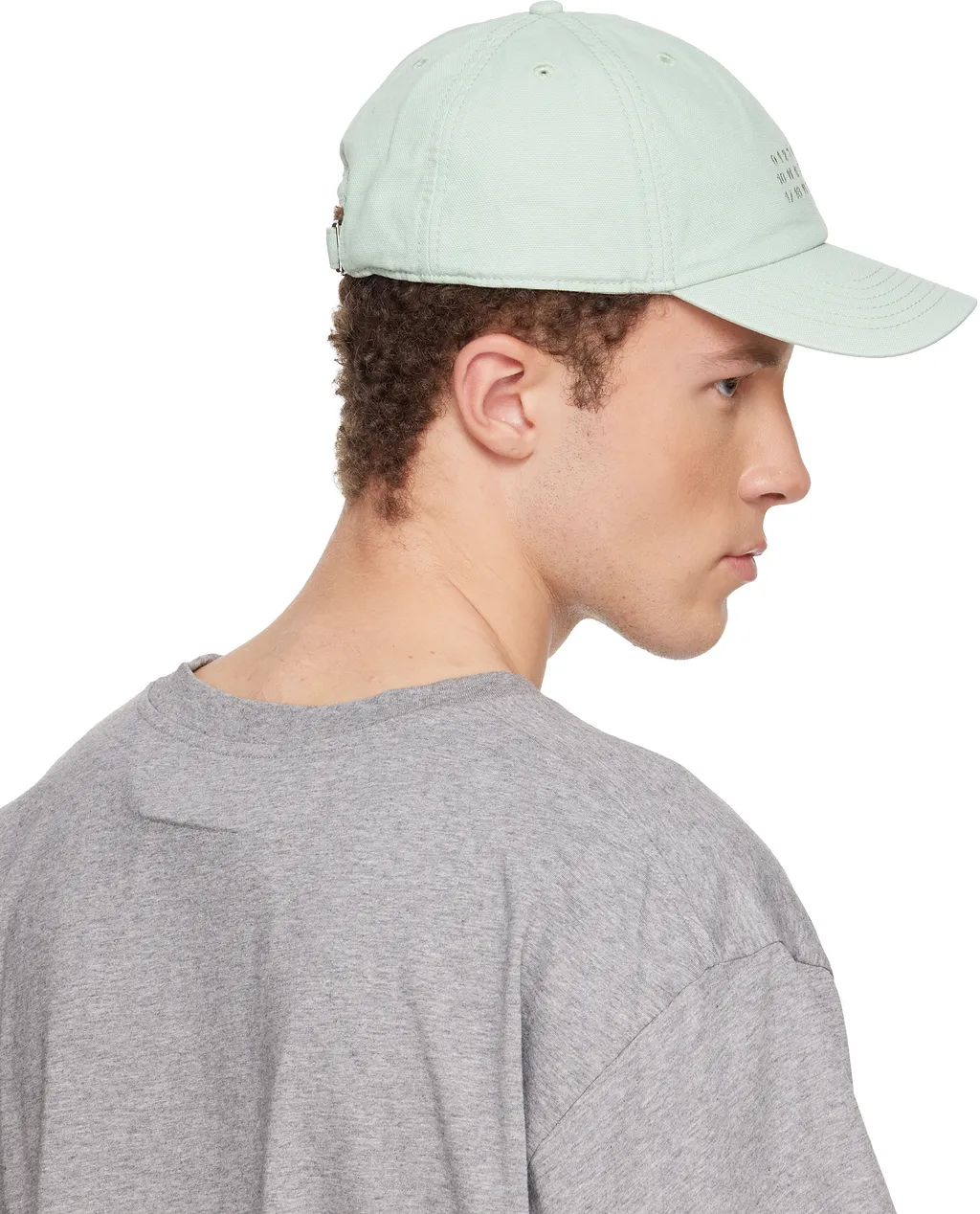 Mm6 Maison Margiela Logo Embroidered Cap