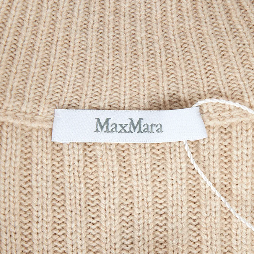 Max Mara Afelio High Neck Button-Up Cardigan