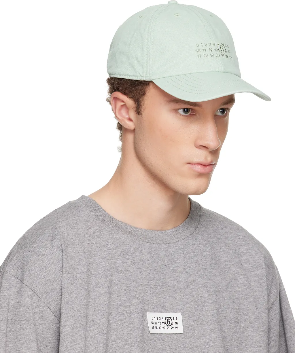 Mm6 Maison Margiela Logo Embroidered Cap