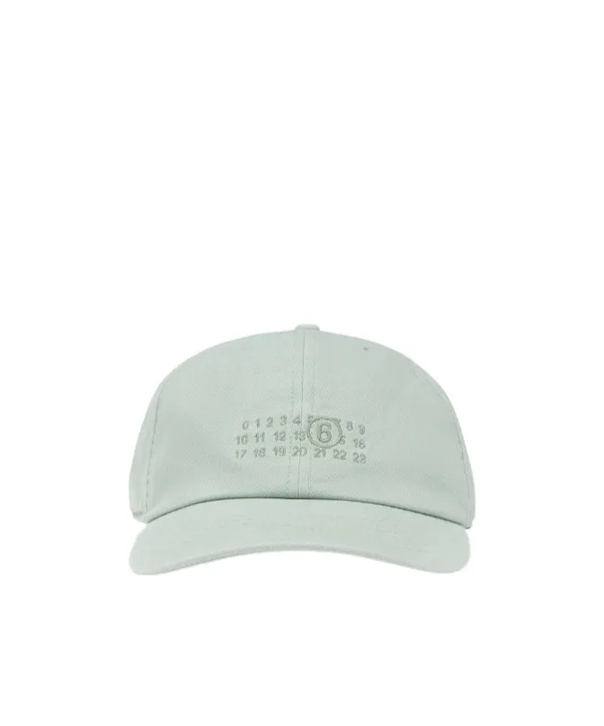 Mm6 Maison Margiela Logo Embroidered Cap