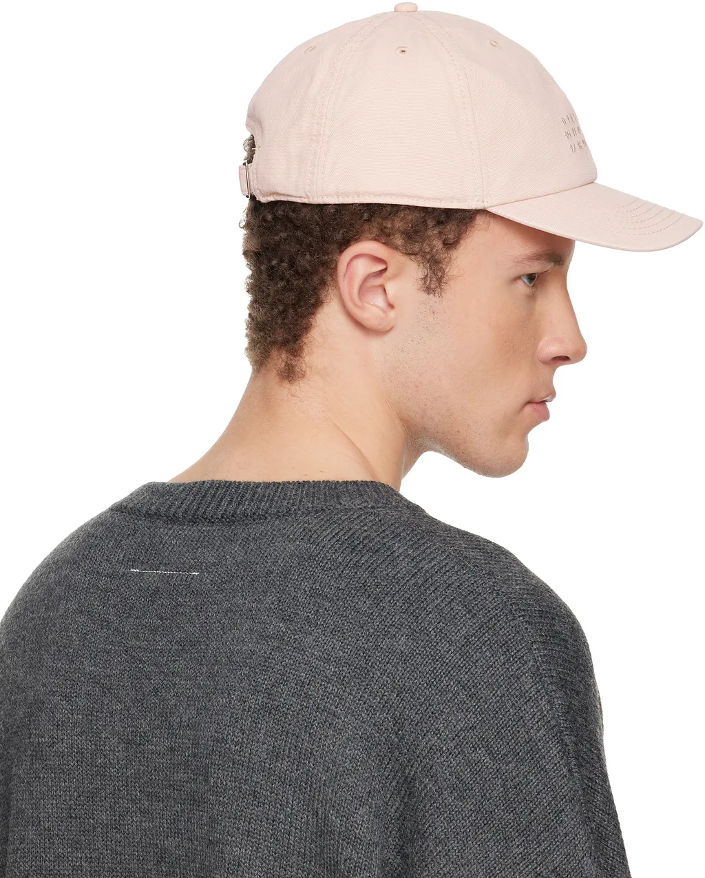 Mm6 Maison Margiela Logo Embroidered Cap