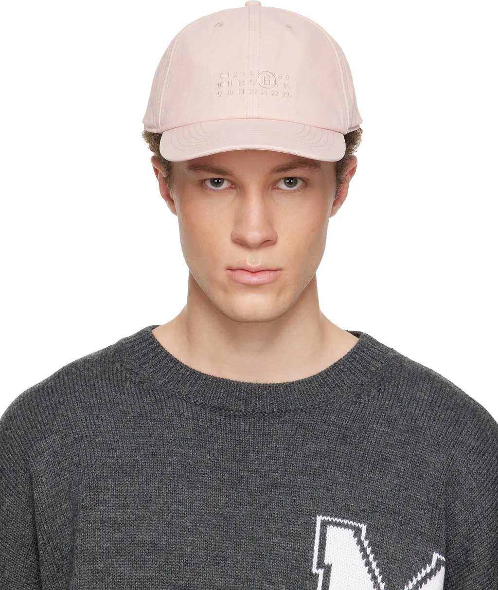 Mm6 Maison Margiela Logo Embroidered Cap