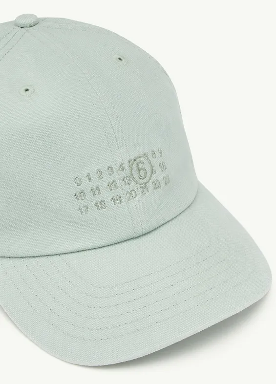 Mm6 Maison Margiela Logo Embroidered Cap