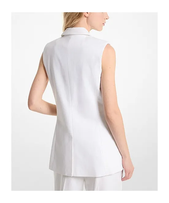Michael Michael Kors Sleeveless Single-Breasted Blazer
