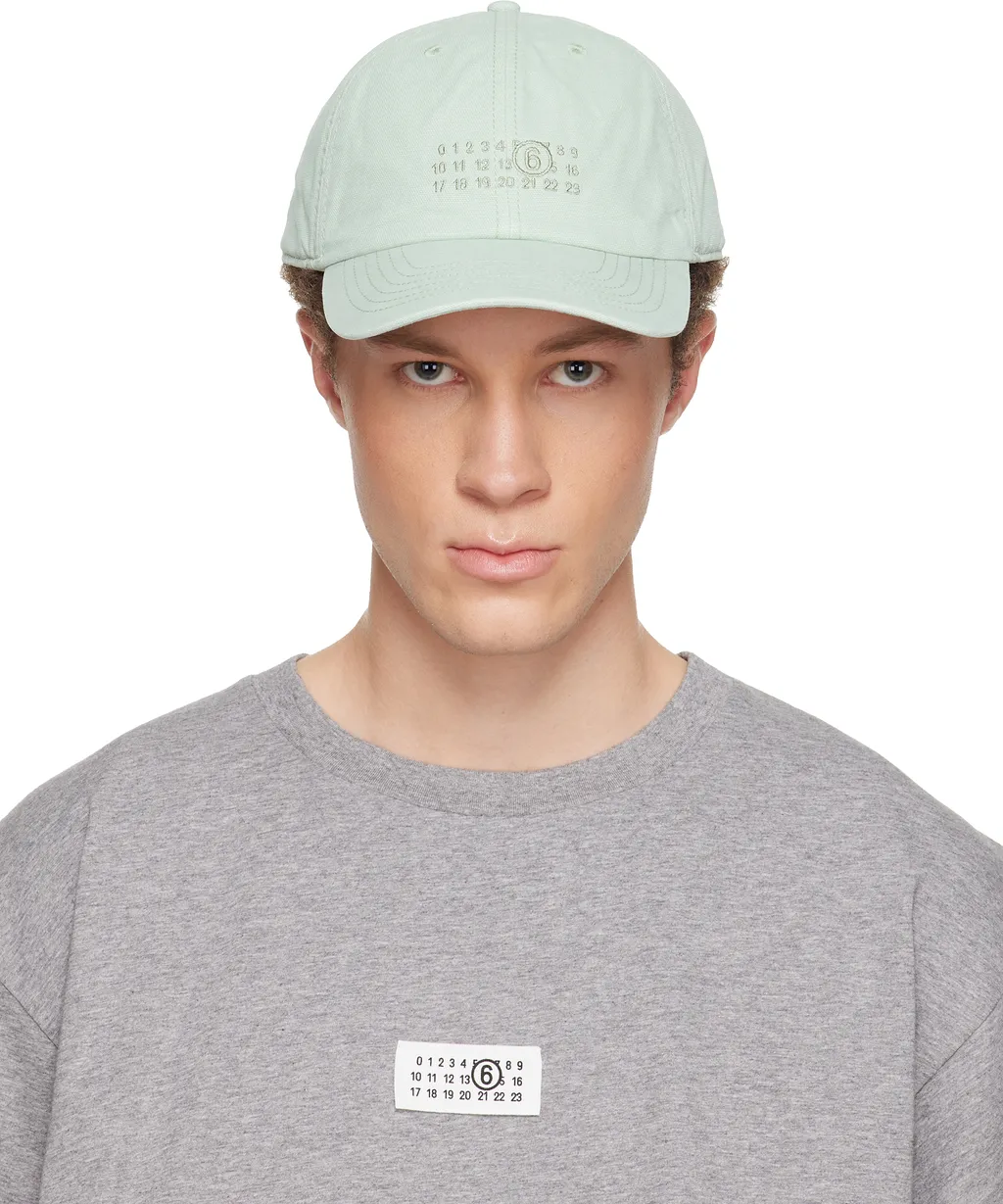 Mm6 Maison Margiela Logo Embroidered Cap