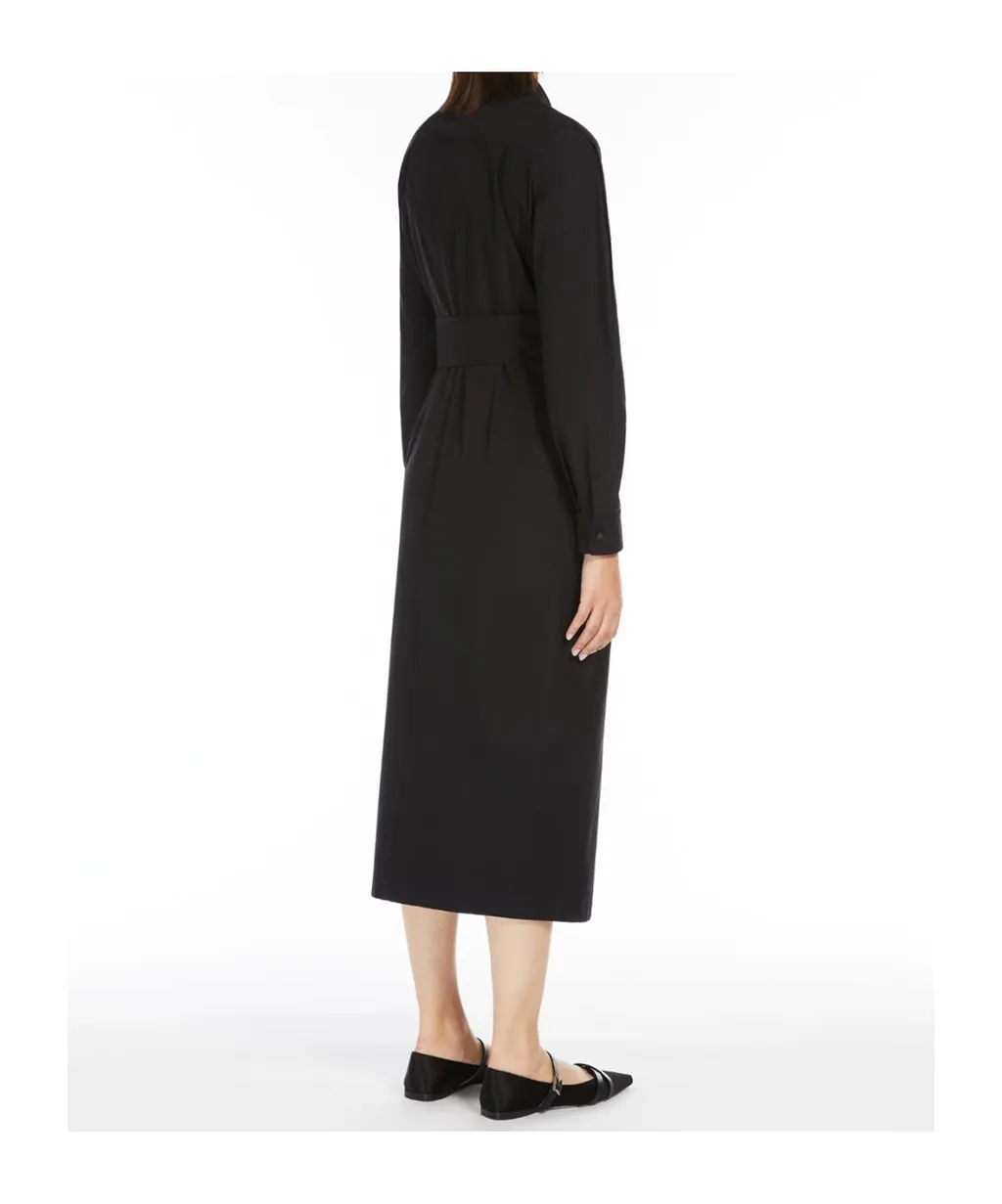 Max Mara Agrume Wrap Long-Sleeved Dress