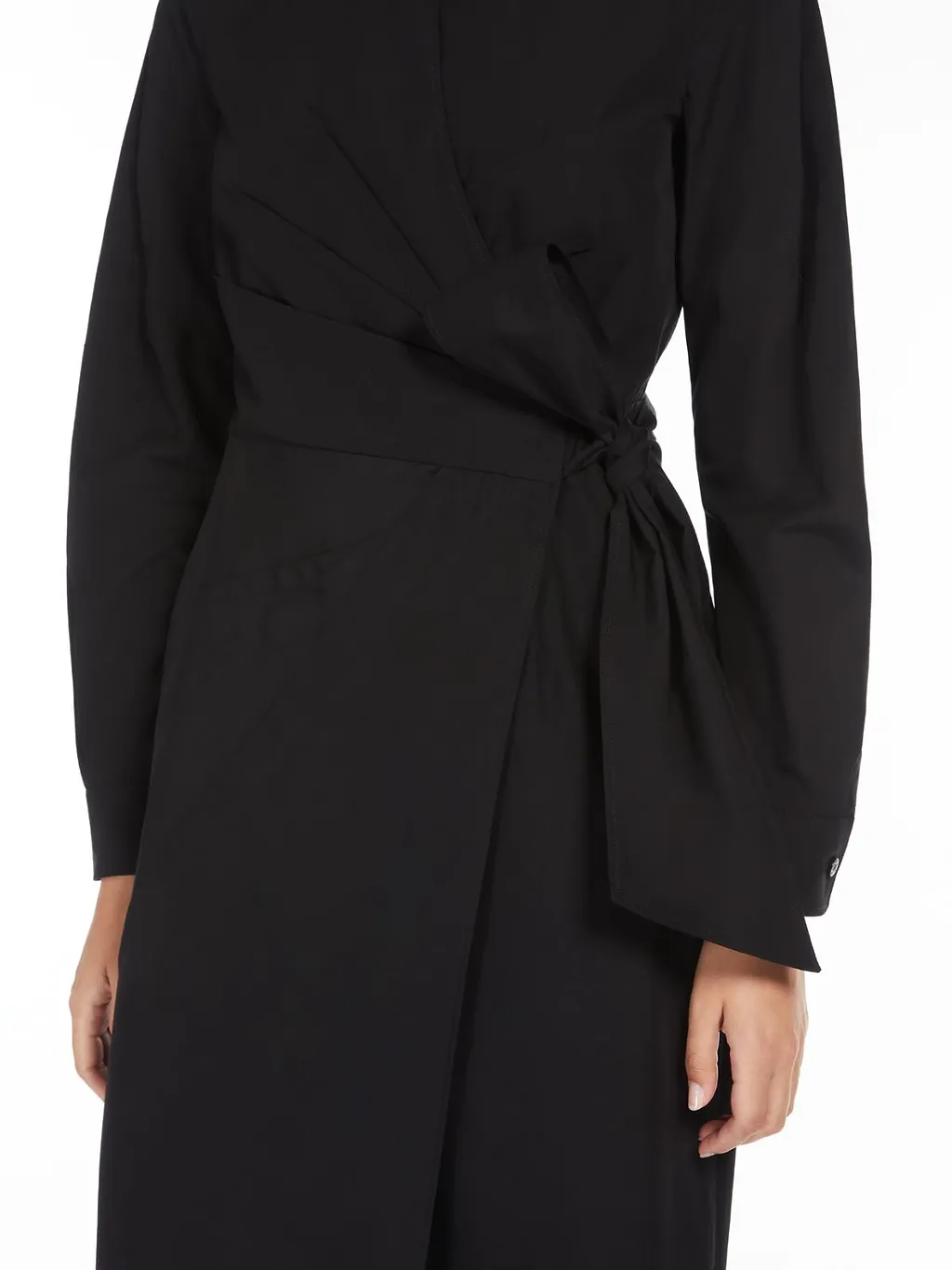 Max Mara Agrume Wrap Long-Sleeved Dress