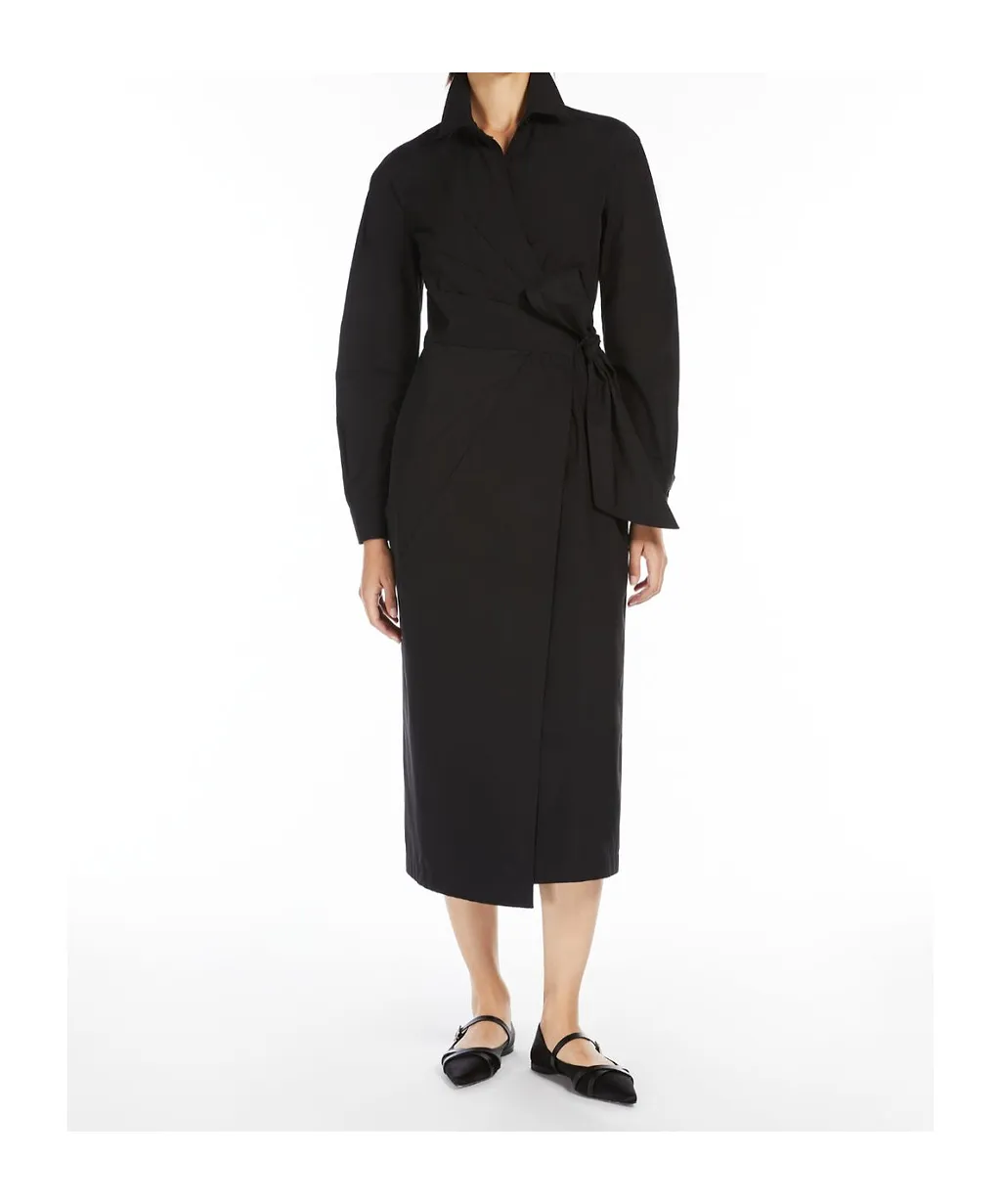 Max Mara Agrume Wrap Long-Sleeved Dress
