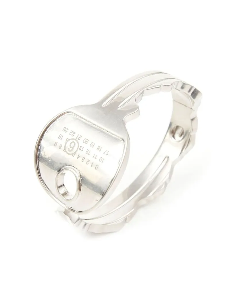 Mm6 Maison Margiela Logo Engraved Bracelet