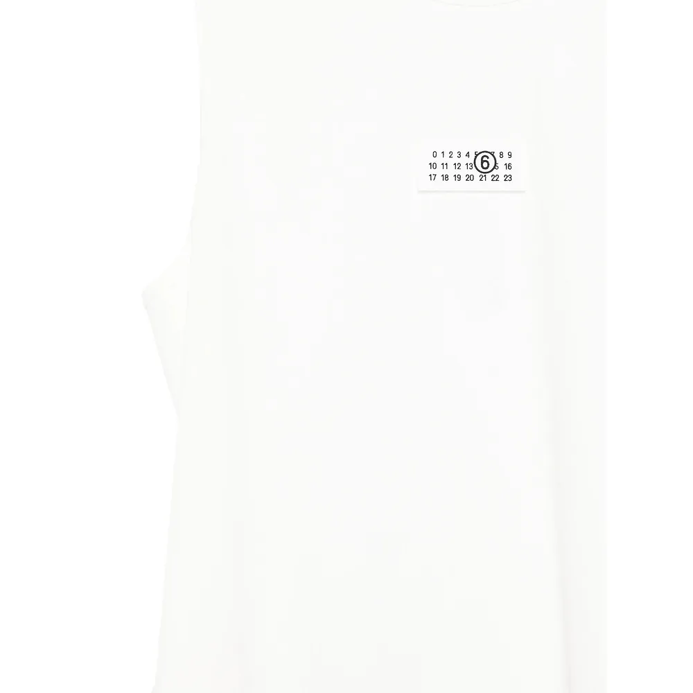 Mm6 Maison Margiela Logo-Patch Tank Top
