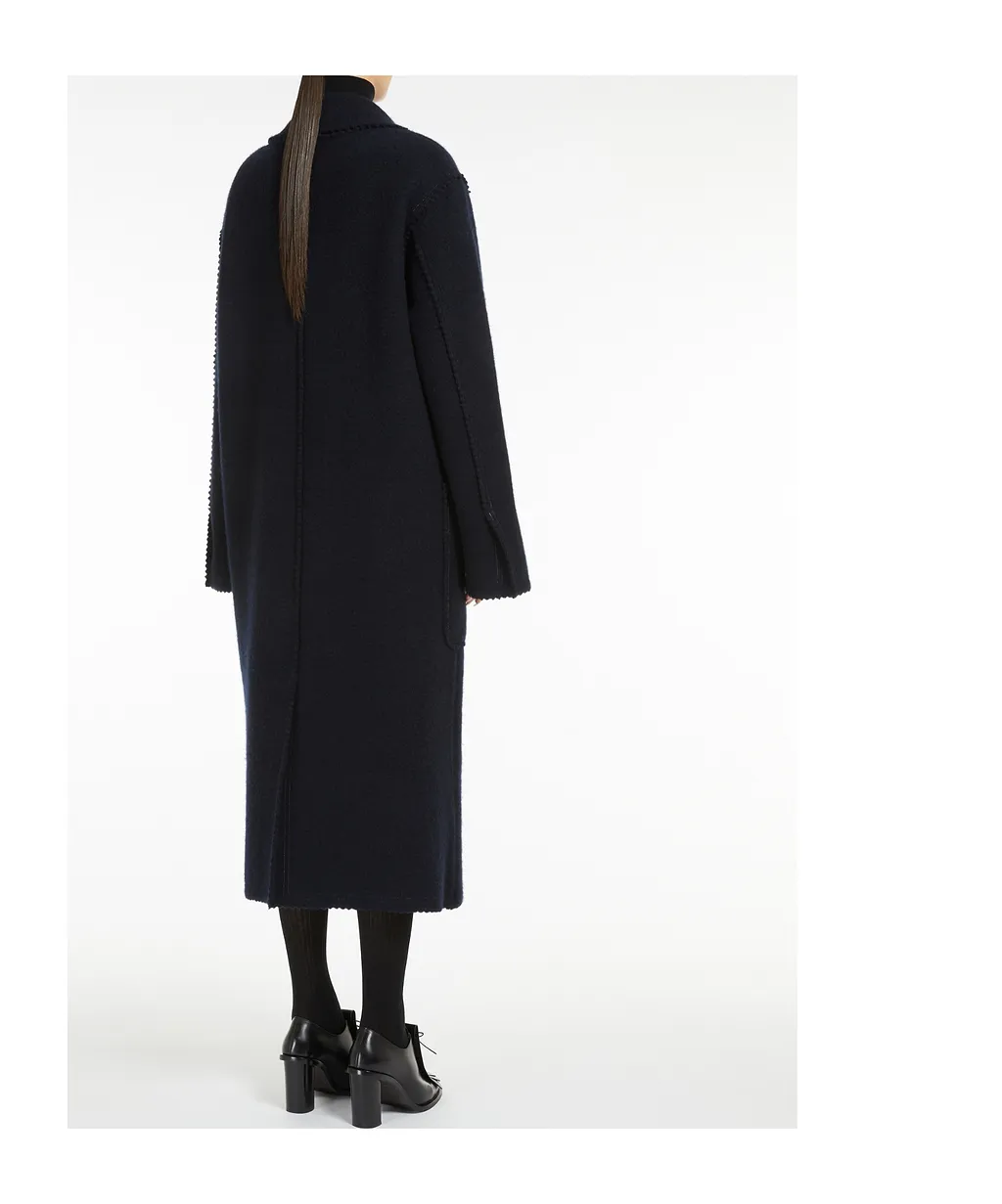 Max Mara Belted Notch-Lapel Coat