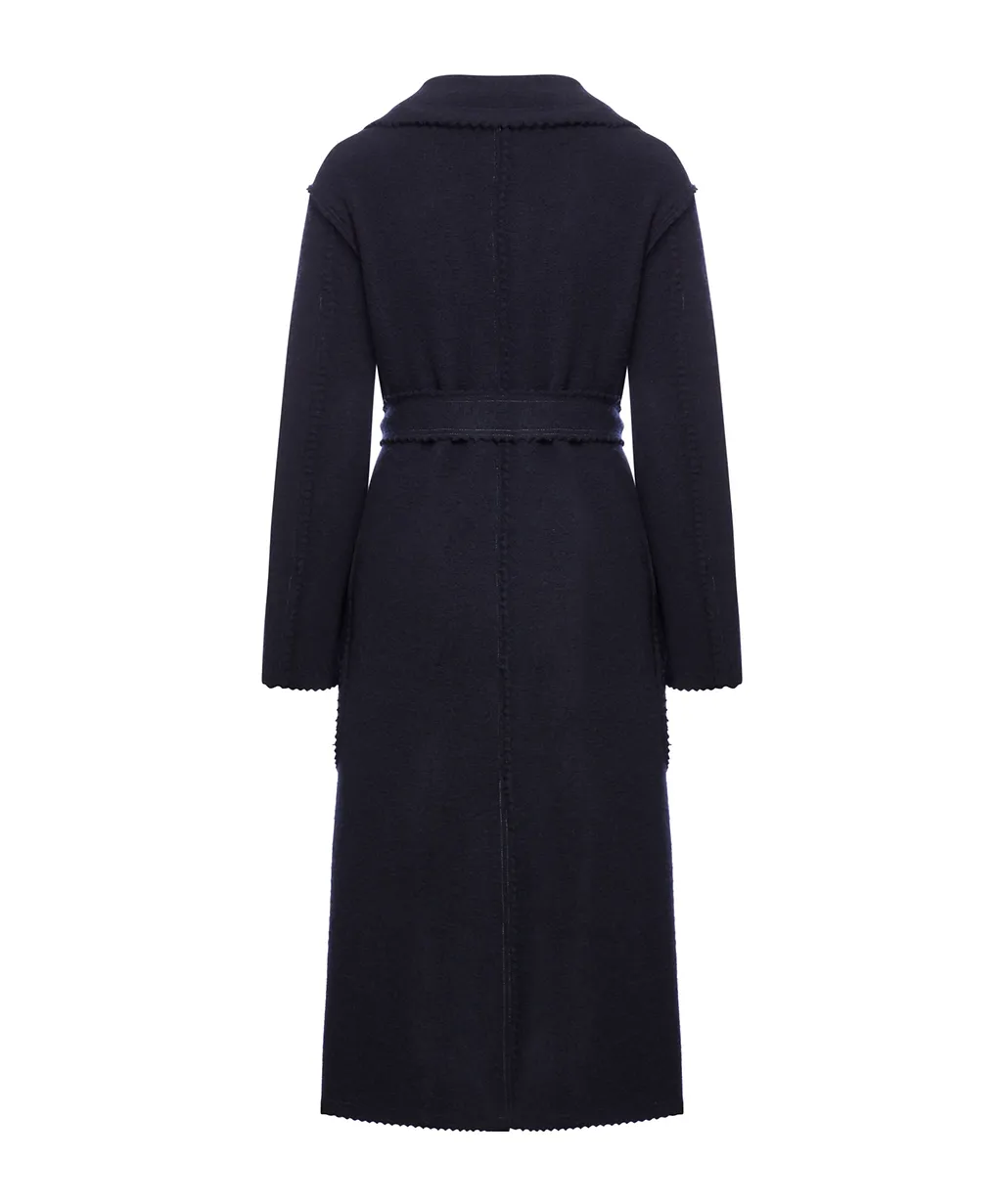 Max Mara Belted Notch-Lapel Coat