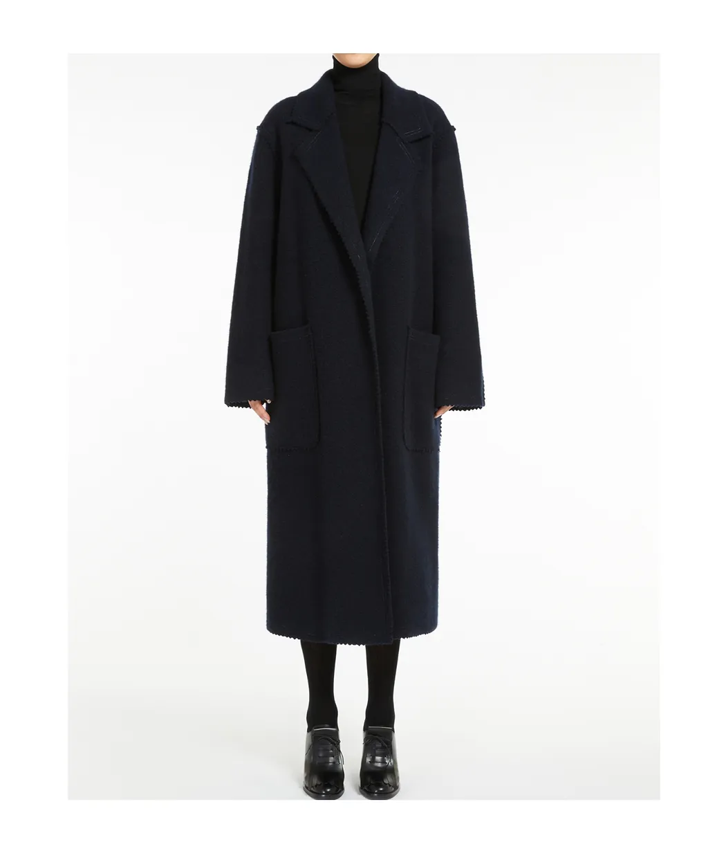 Max Mara Belted Notch-Lapel Coat