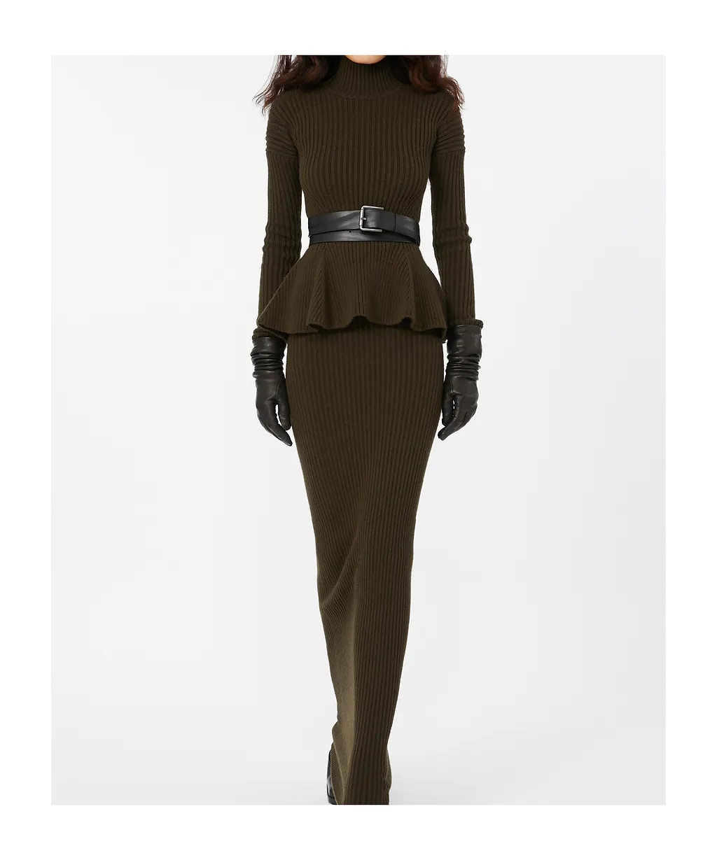Max Mara Bolsena Turtleneck Peplem Jumper