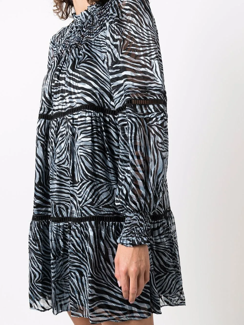 Michael Michael Kors Zebra Printed Mini Dress