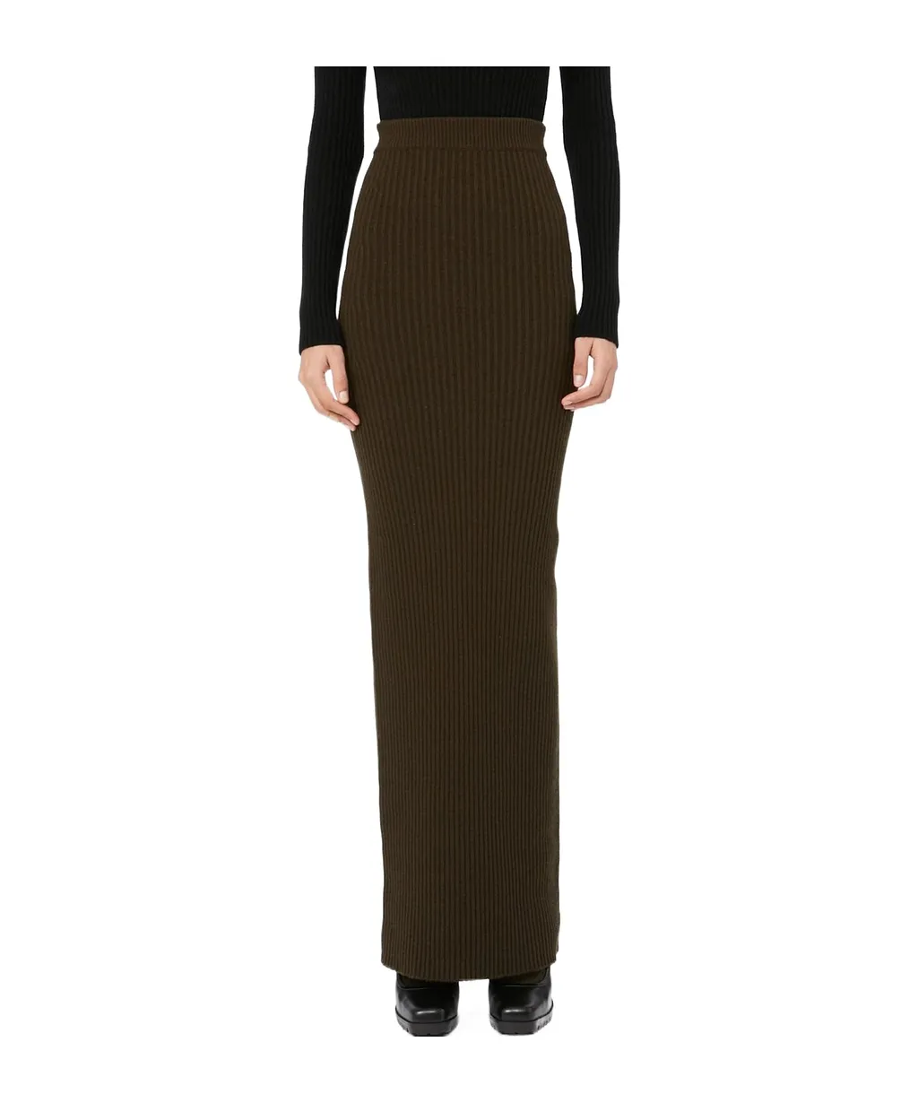 Max Mara Boris Knit Ribbed Skirt