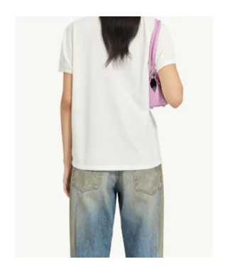 Mm6 Maison Margiela Logo Printed Crewneck T-Shirt