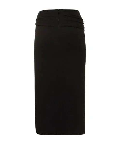 Pleated Mid-Length Skirt