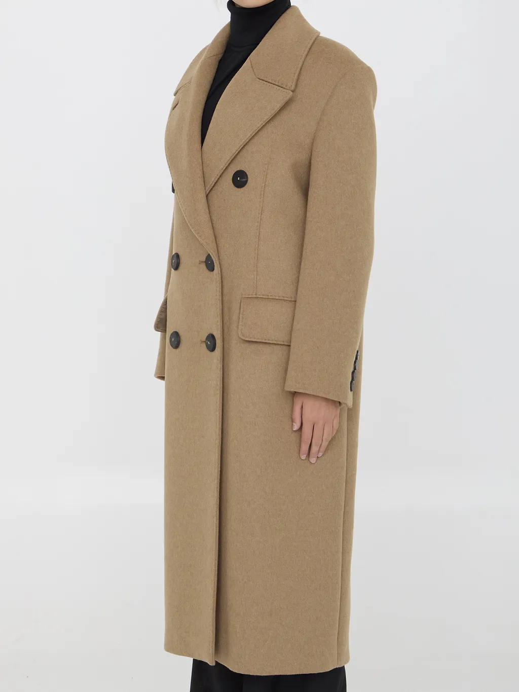 Max Mara Certo Double-Breasted Long-Sleeved Coat