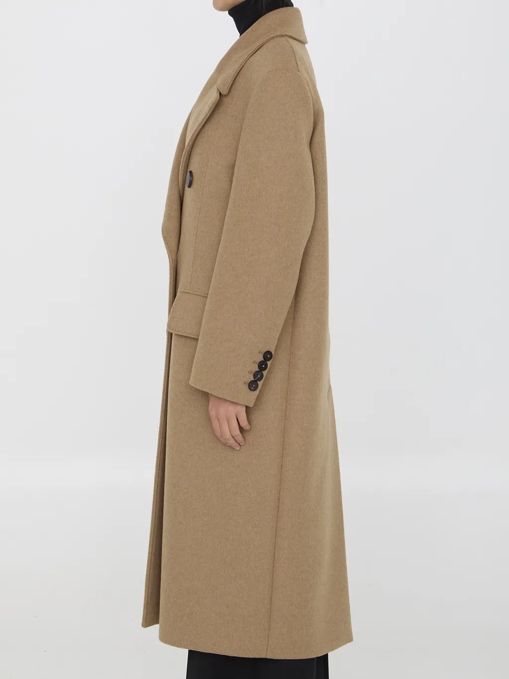 Max Mara Certo Double-Breasted Long-Sleeved Coat